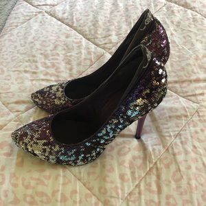 Ed Hardy glamour heels
